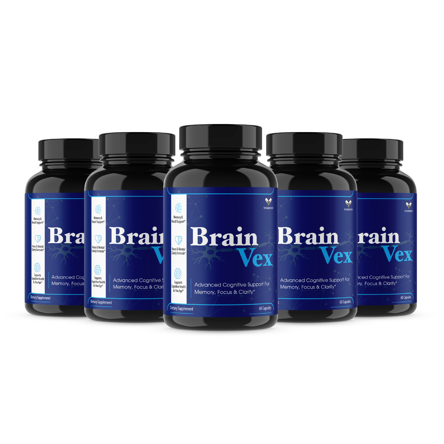 Brainvex Pills Advanced Memory and Focus Support Brain Vex (60 Capsules)
