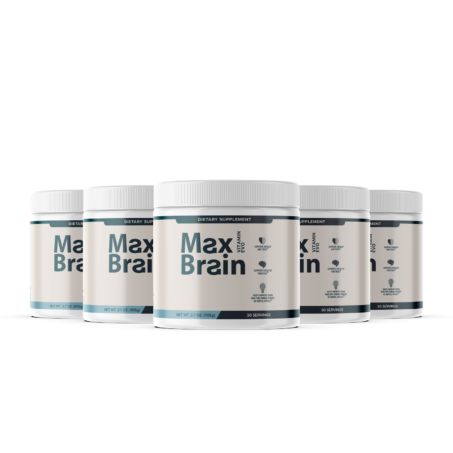 Max Brain Powder Advanced Memory and Focus Support (30 Servings)