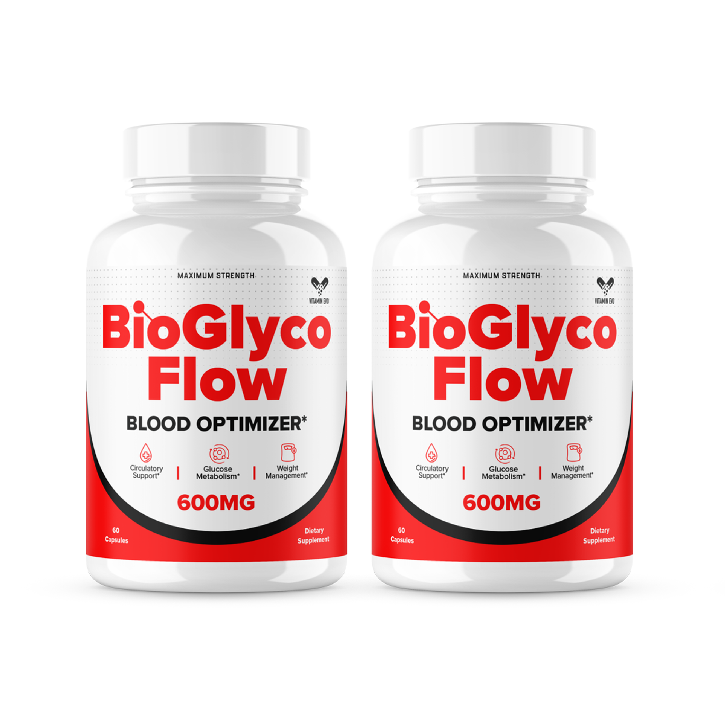 BioGlyco Flow Pills Advanced Formula Maximum Strength Support (60 Capsules)