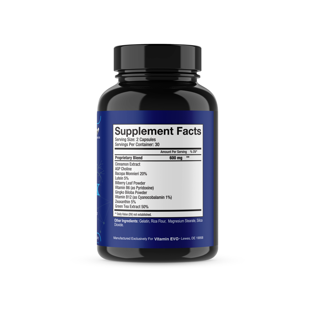 Brainvex Pills Advanced Memory and Focus Support Brain Vex (60 Capsules)