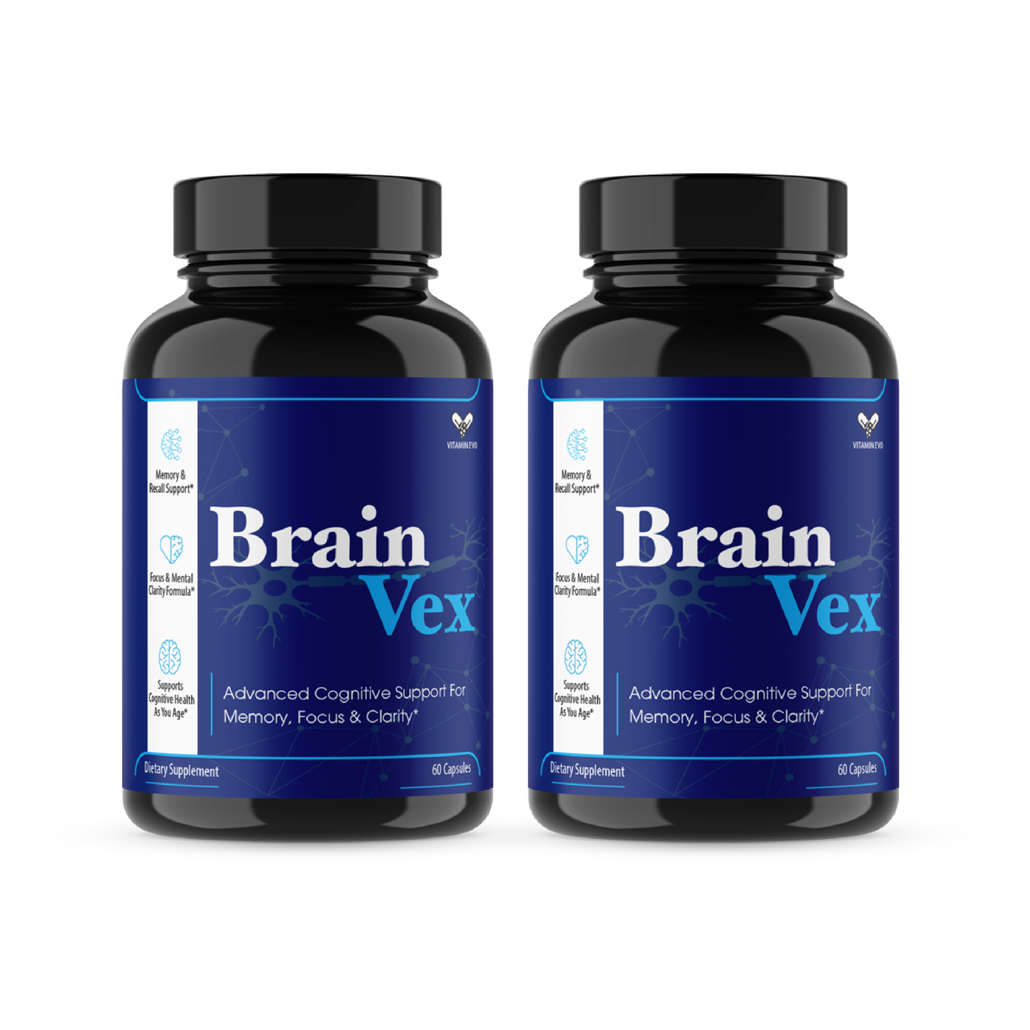 Brainvex Pills Advanced Memory and Focus Support Brain Vex (60 Capsules)