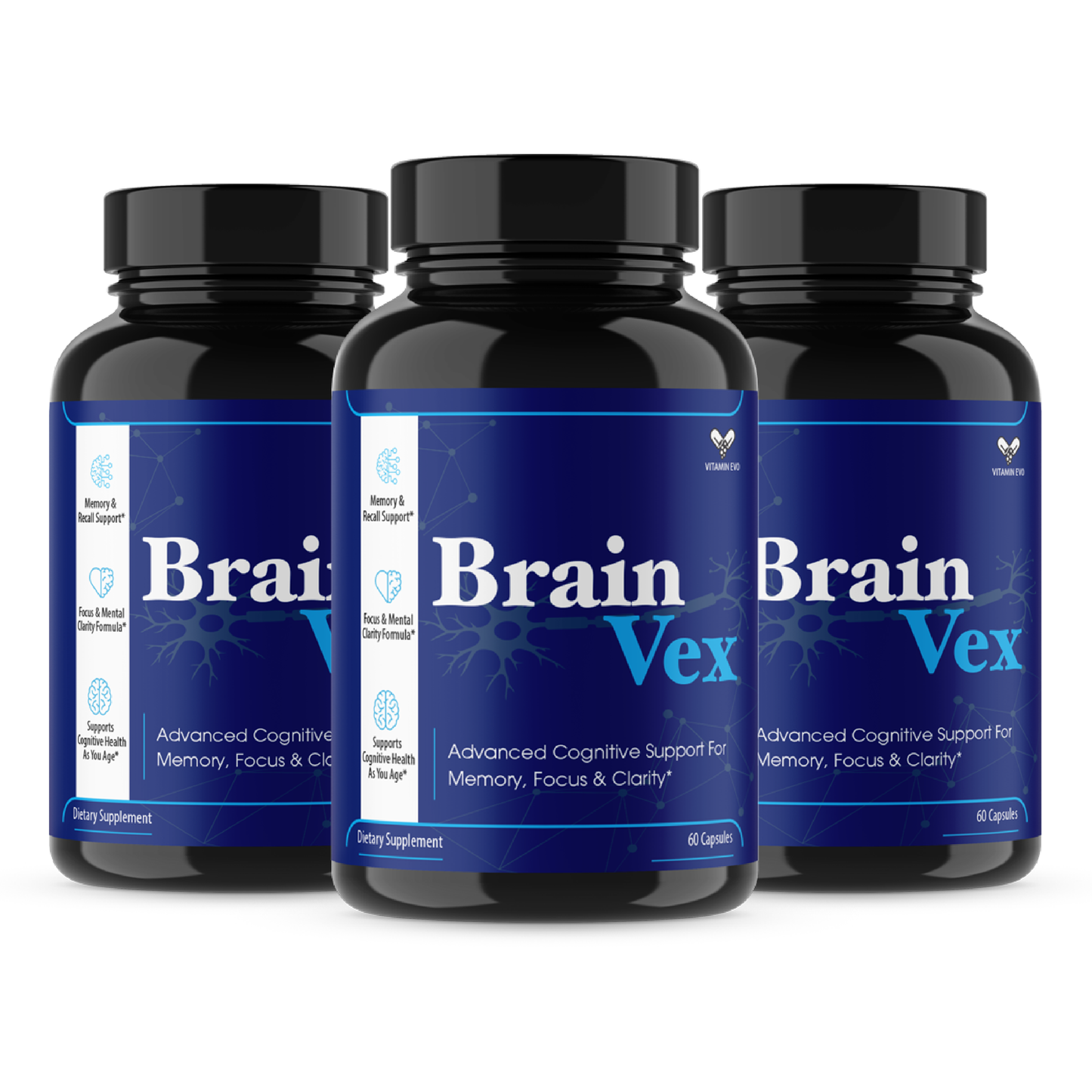 Brainvex Pills Advanced Memory and Focus Support Brain Vex (60 Capsules)