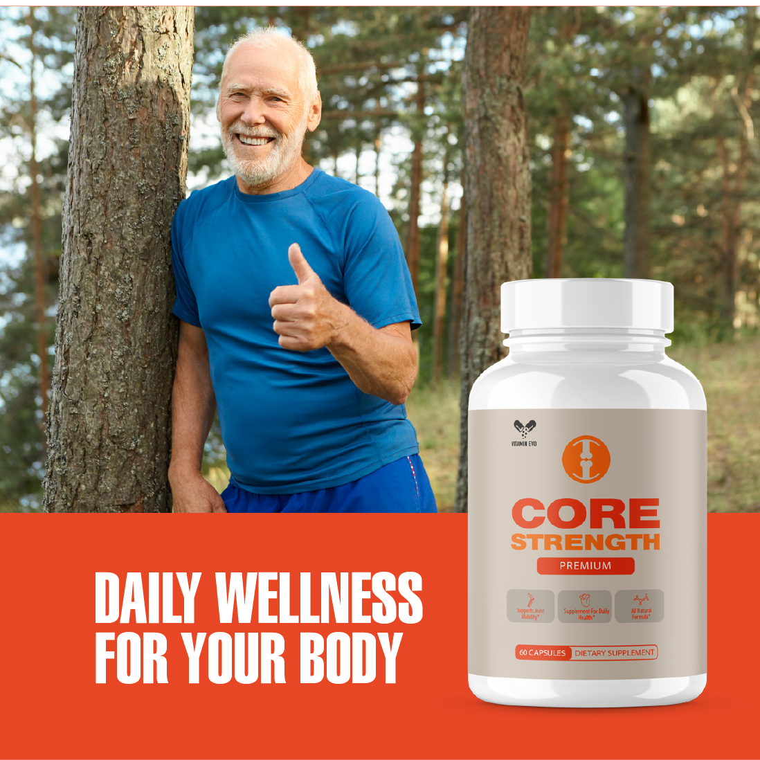 Core Strength Pills Advanced Daily Joint Support CoreStrength (60 Capsules)