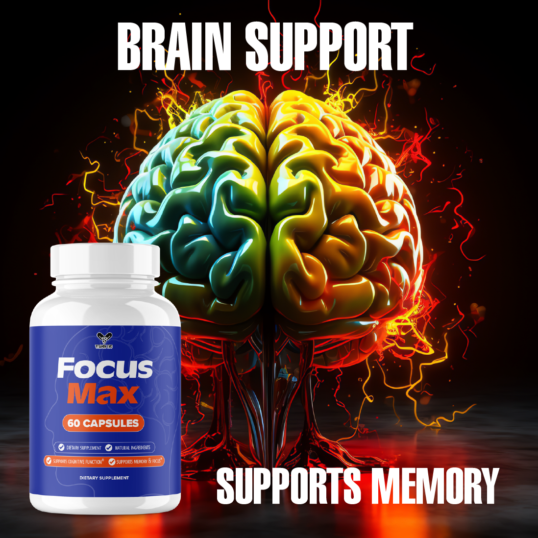 Focus Max Pills Advanced Memory and Focus Support FocusMax (60 Capsules)