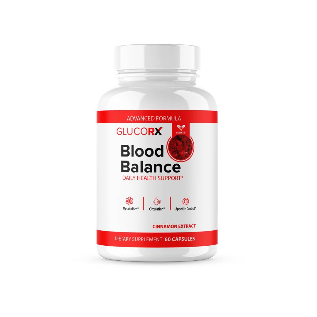 GlucoRX Pills Advanced Formula Maximum Strength Support (60 Capsules)