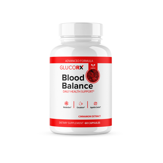 GlucoRX Pills Advanced Formula Maximum Strength Support (60 Capsules)