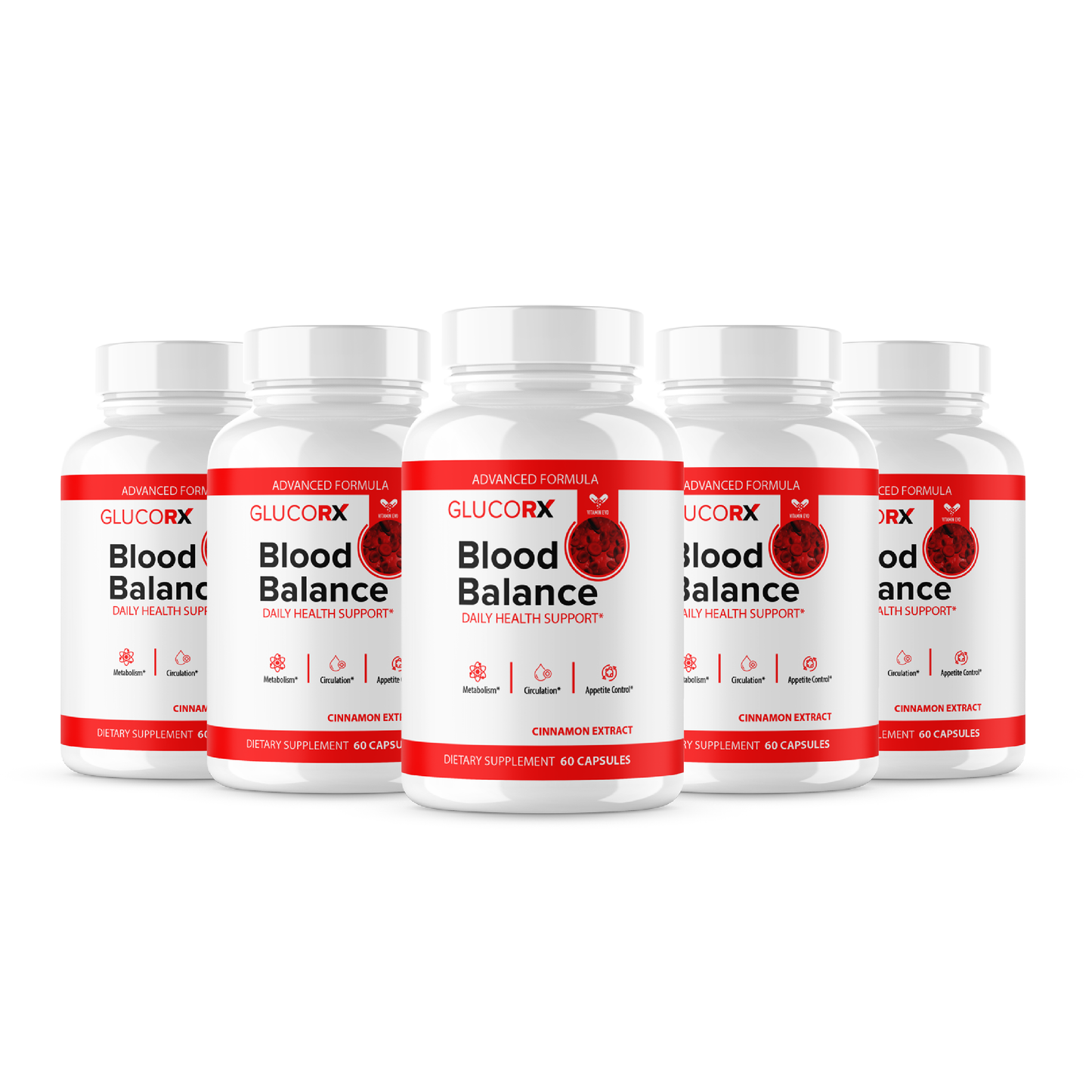 GlucoRX Pills Advanced Formula Maximum Strength Support (60 Capsules)