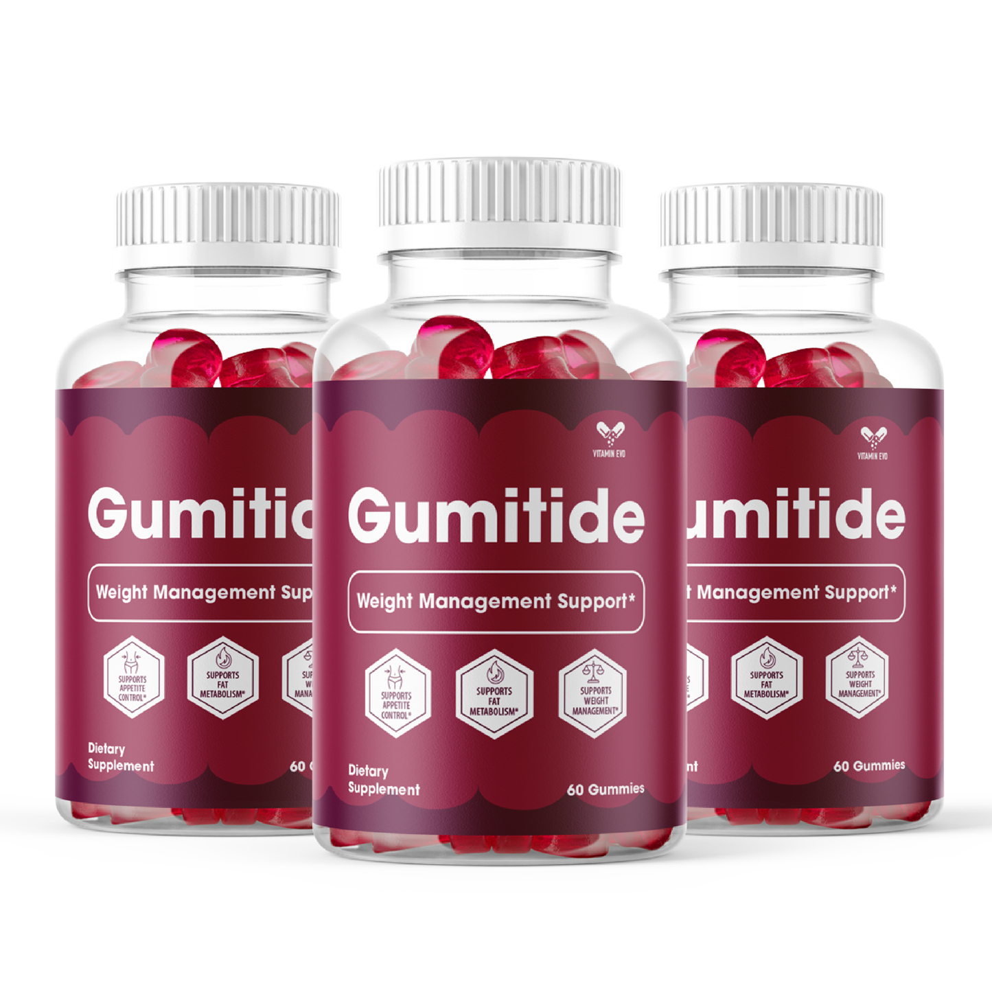 Gumitide Weight Management Support Gummies Advanced (60 Gummies)