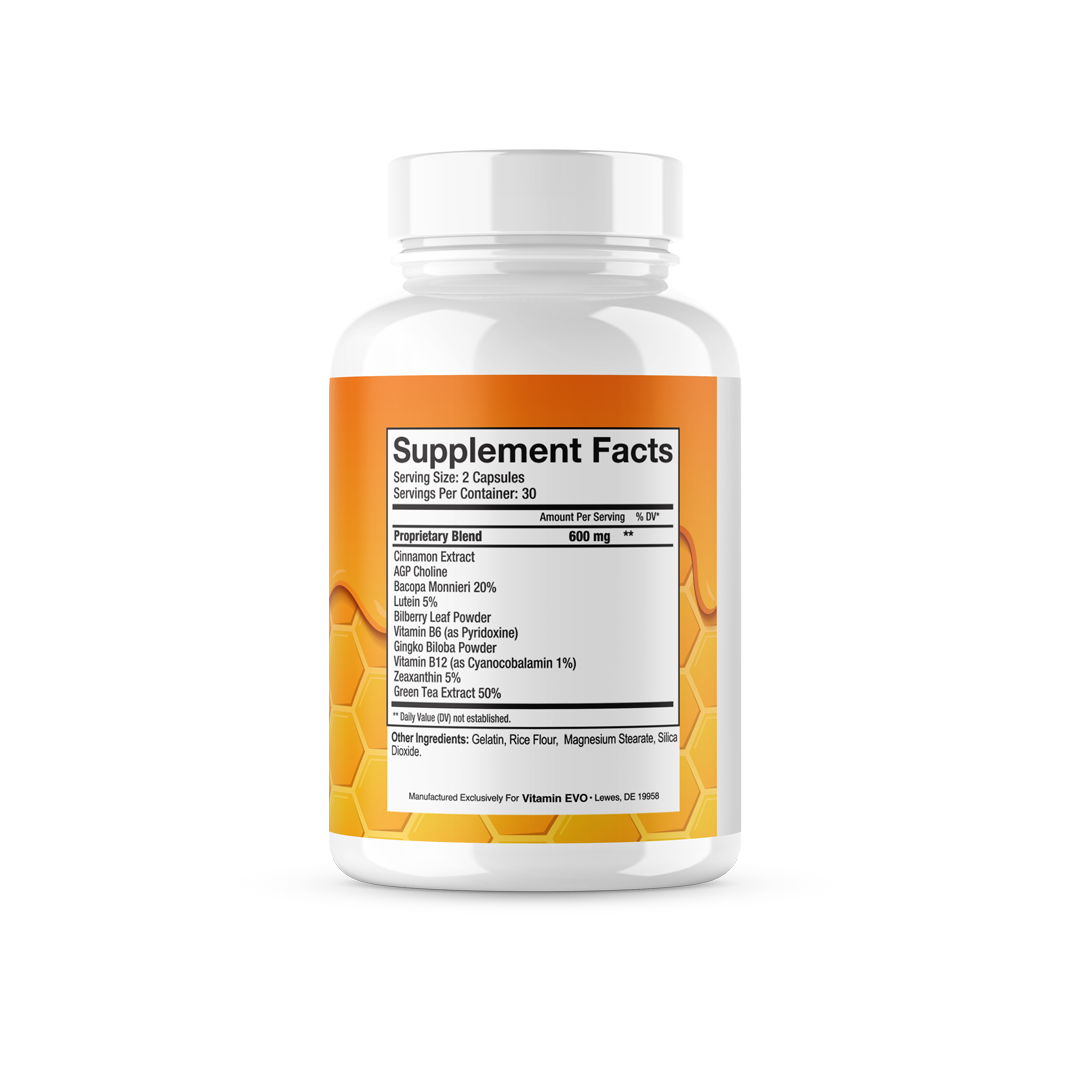 Honey Sharp Pills Advanced Memory and Focus Support (60 Capsules)