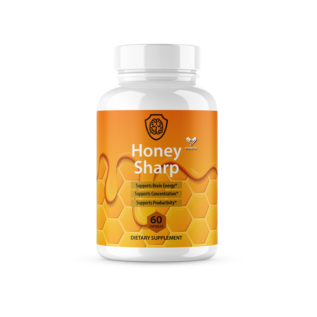 Honey Sharp Pills Advanced Memory and Focus Support (60 Capsules)