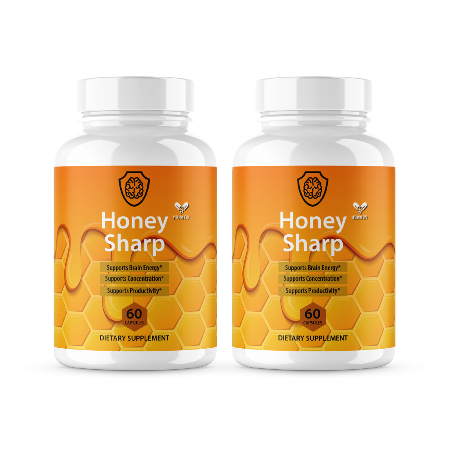 Honey Sharp Pills Advanced Memory and Focus Support (60 Capsules)