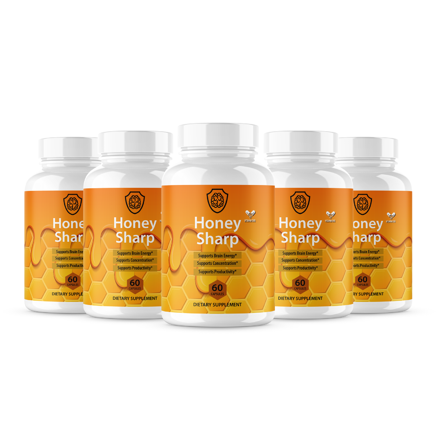 Honey Sharp Pills Advanced Memory and Focus Support (60 Capsules)