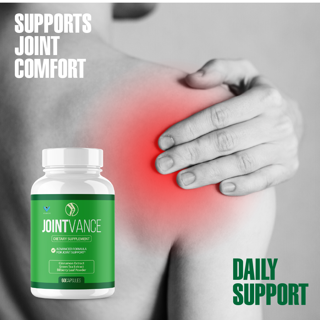 JoinVance Pills Advanced Daily Joint Support Joint Vance (60 Capsules)
