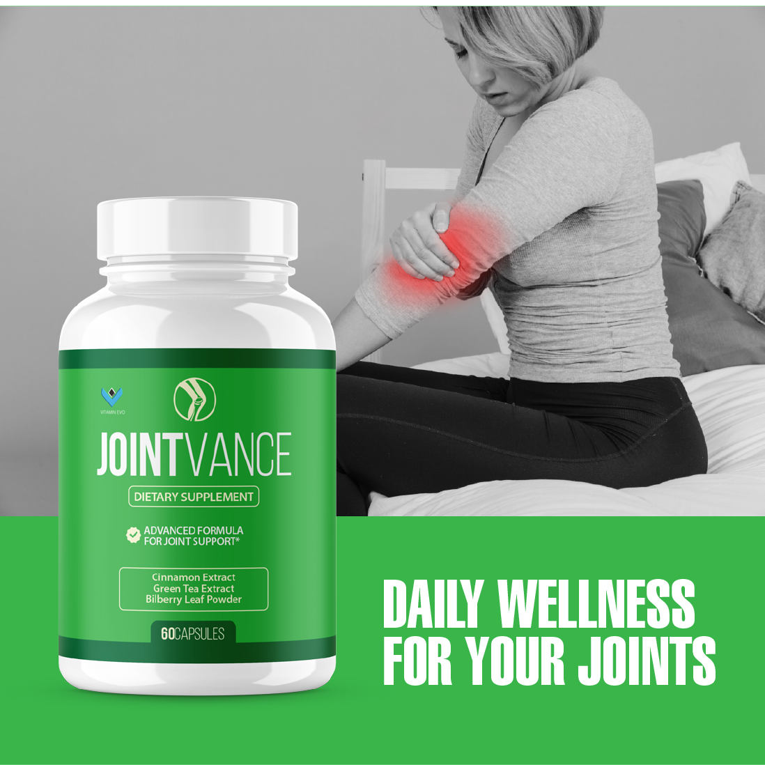 JoinVance Pills Advanced Daily Joint Support Joint Vance (60 Capsules)