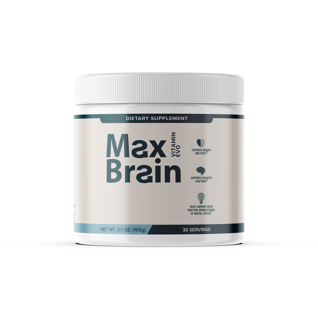 Max Brain Powder Advanced Memory and Focus Support (30 Servings)