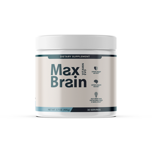 Max Brain Powder Advanced Memory and Focus Support (30 Servings)