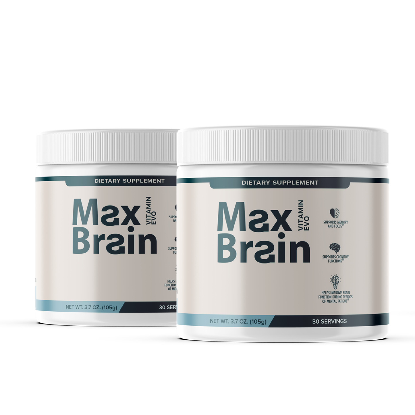Max Brain Powder Advanced Memory and Focus Support (30 Servings)