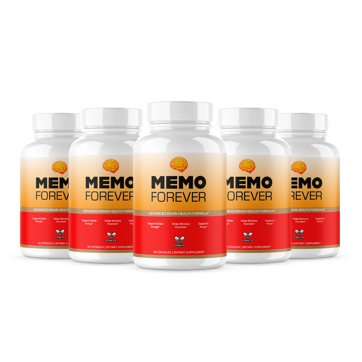 Memo Forever Pills Advanced Memory and Focus Support (60 Capsules)