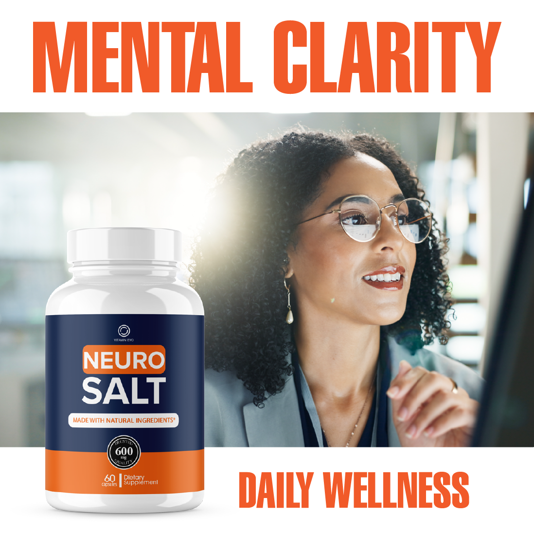 Neuro Salt Pills Advanced Memory and Focus Support NeuroSalt (60 Capsules)