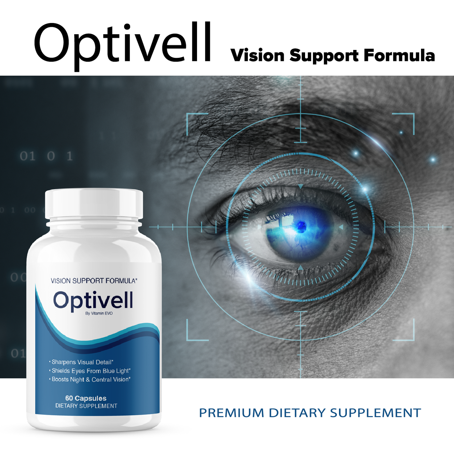 Optivell Pills Advanced Daily Vision Support (60 Capsules)