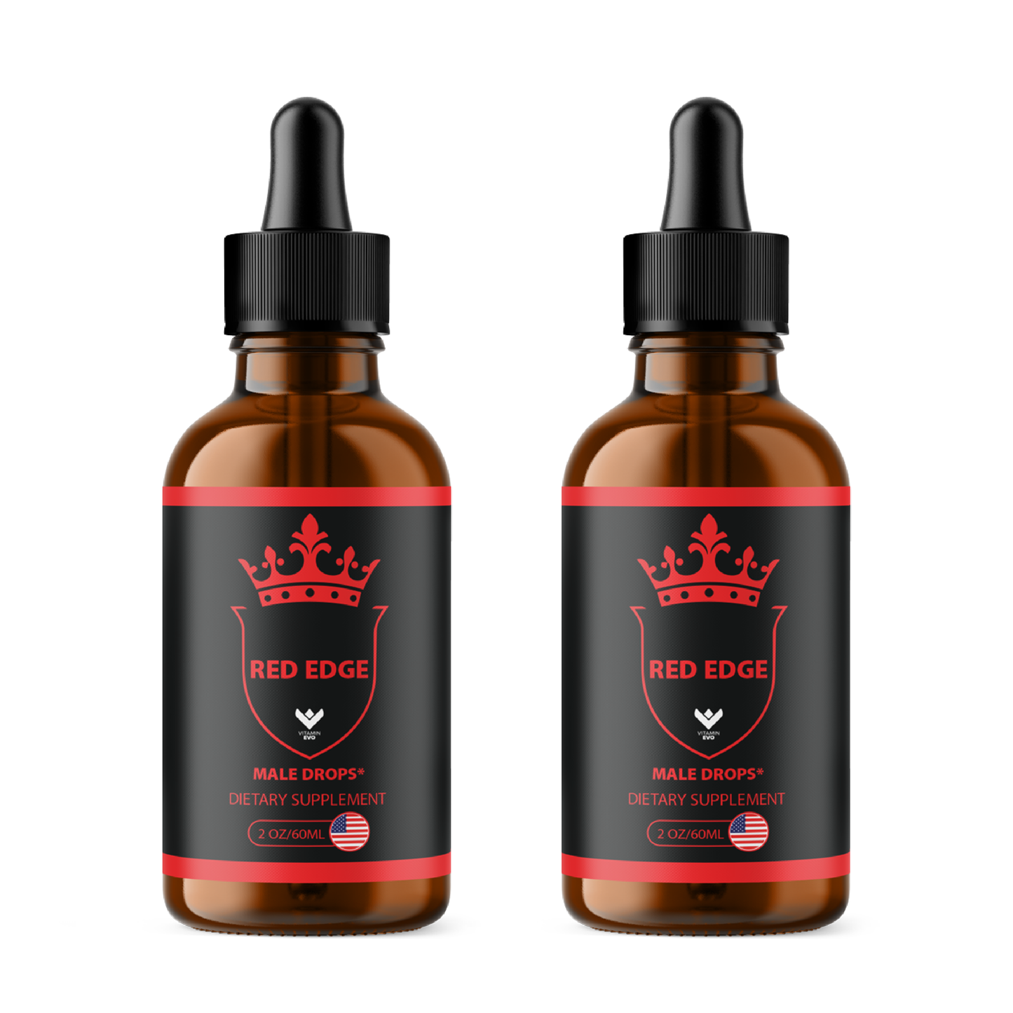 Red Edge Men Drops Advanced Formula Male Support (30 Day Supply)