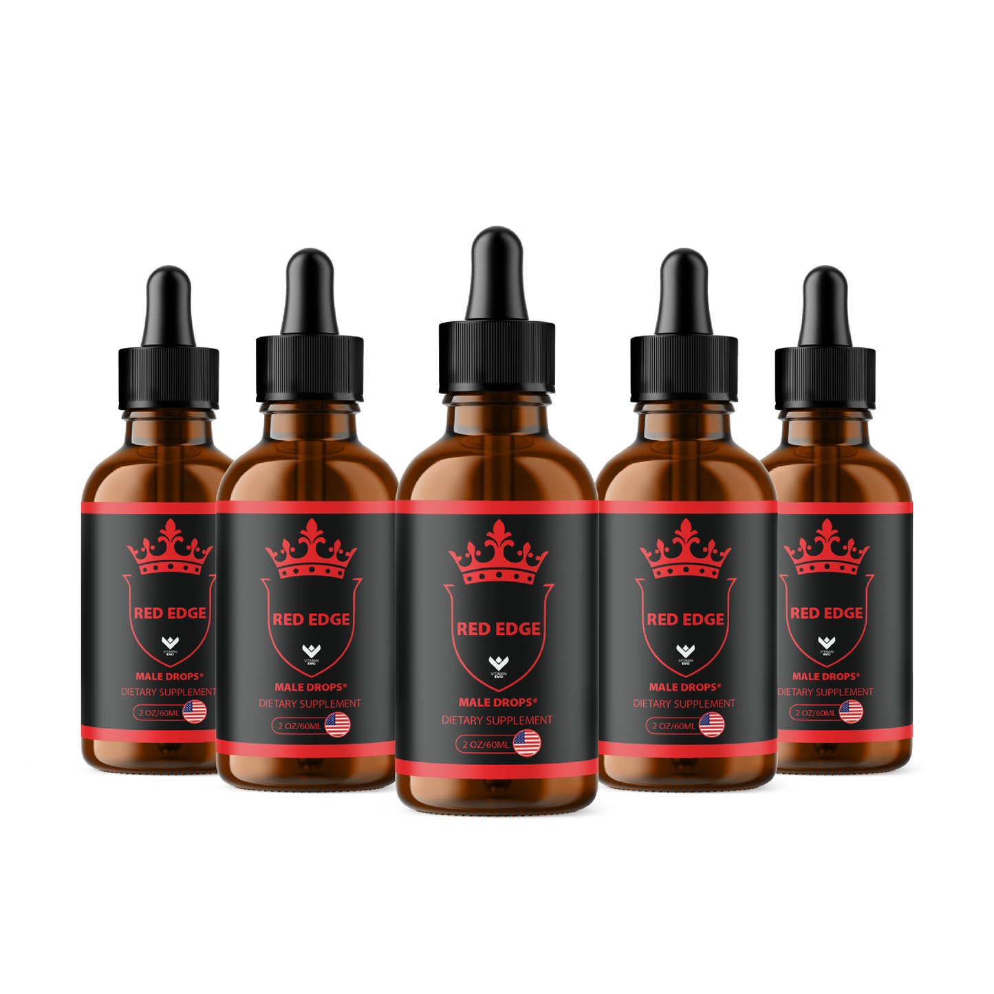 Red Edge Men Drops Advanced Formula Male Support (30 Day Supply)