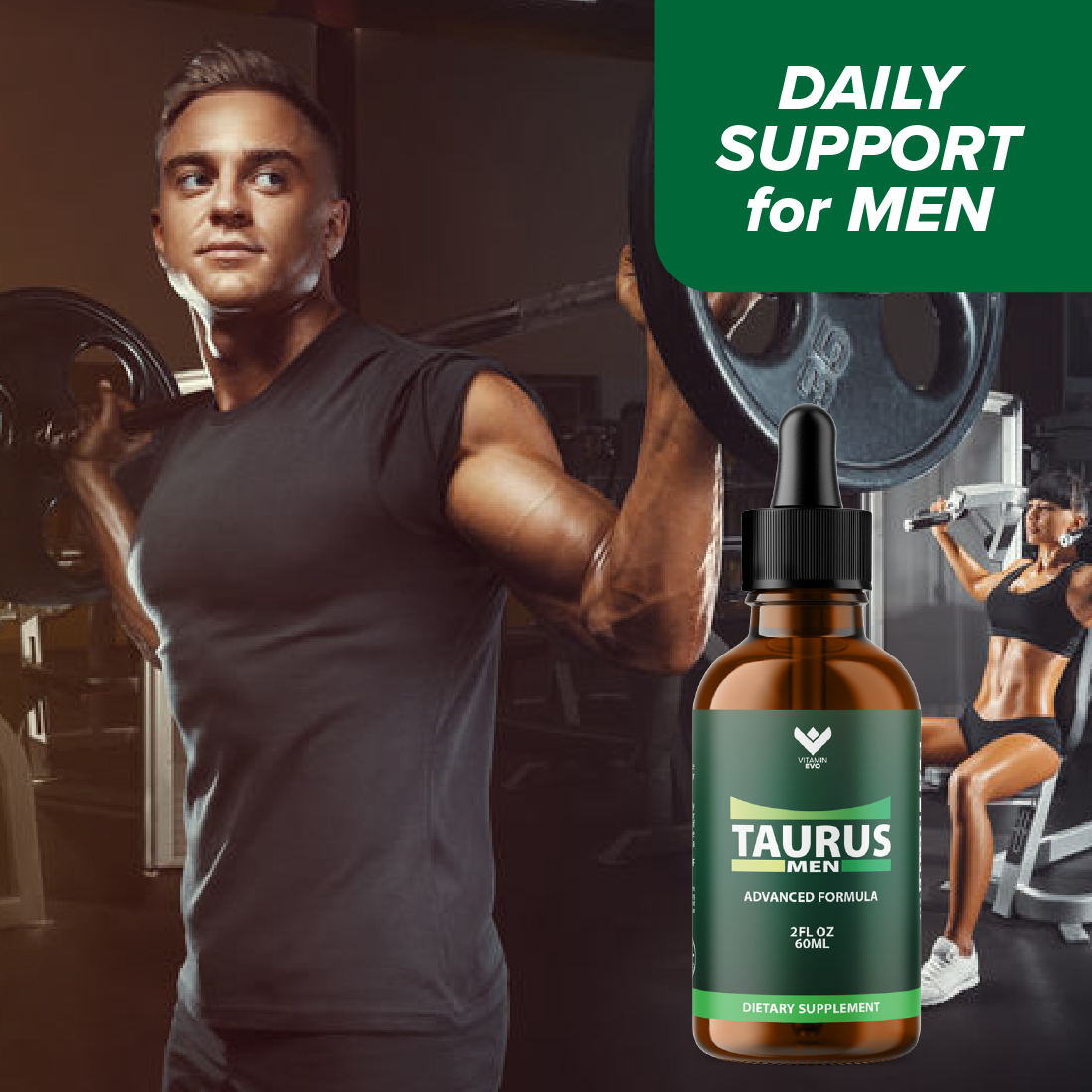 Taurus Men Drops Advanced Formula Male Support (30 Day Supply)