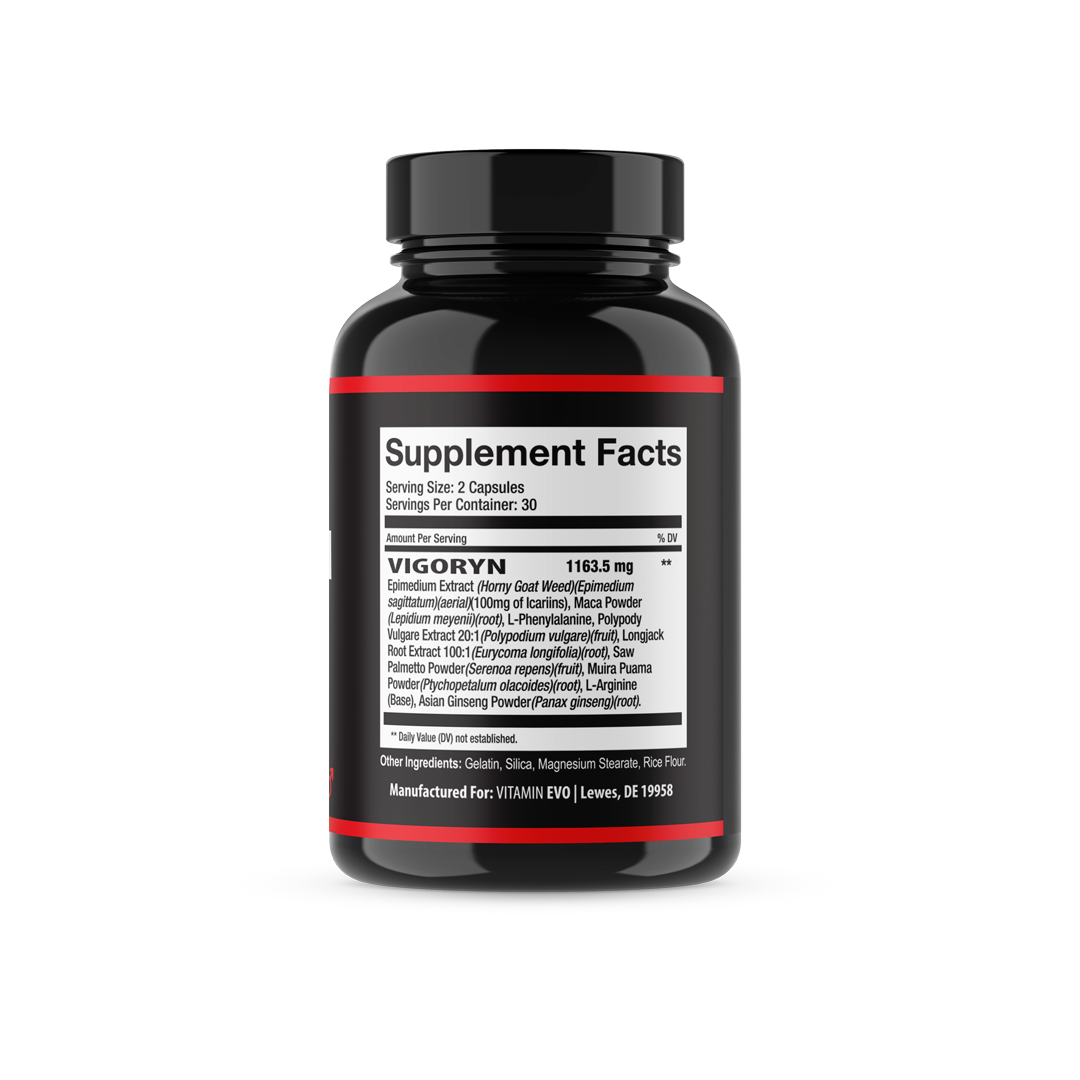 Vigoryn Male Performance Pills Men Advanced Formula Support (60 Capsules)